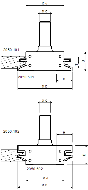 Frese pantografo per antine in legno